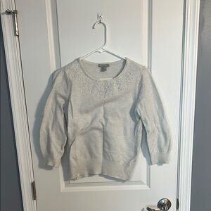 USED H&M Elegant White Sweater Size M
